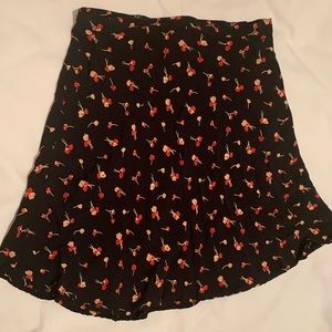 Clifford Willis Floral Print Skirt